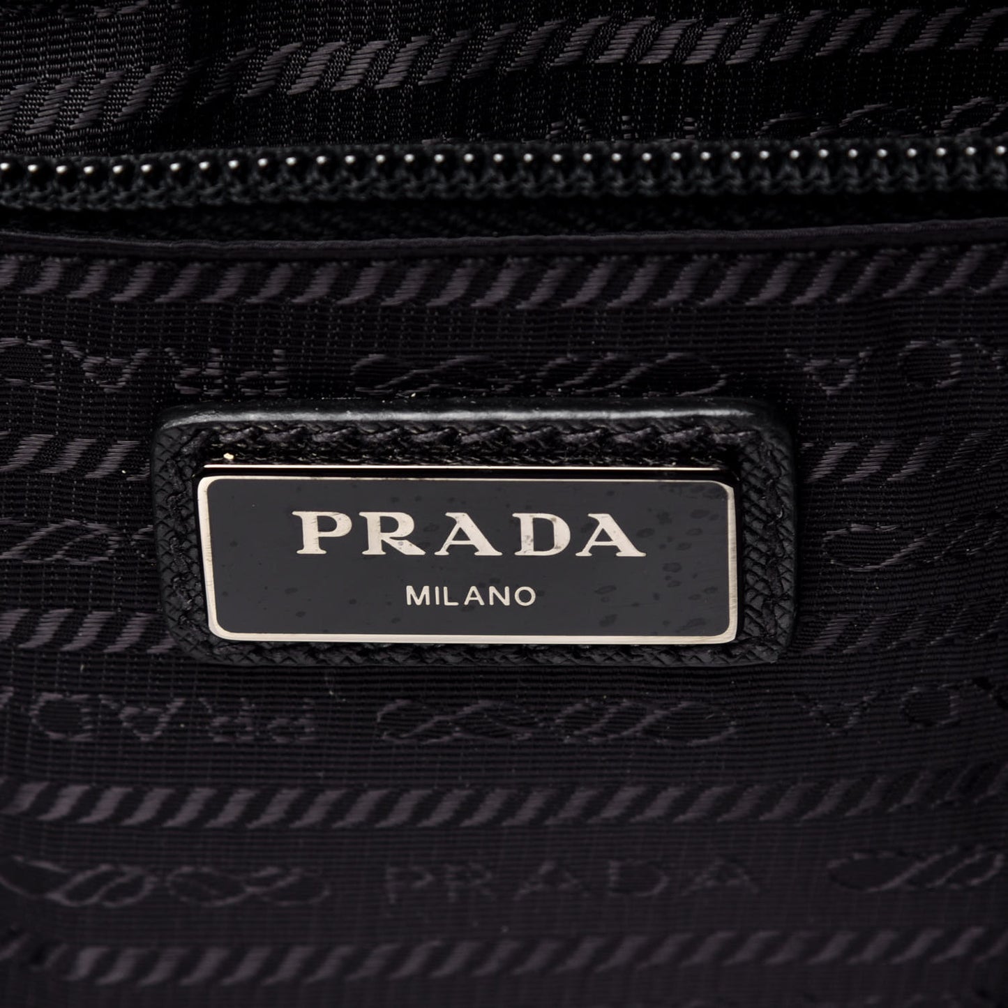Re-Nylon Saffiano Mens Backpack Black