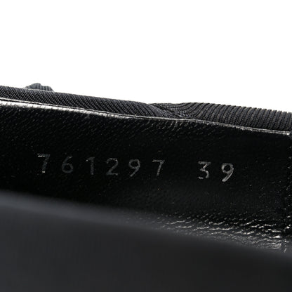Balenciaga Stretch Cupro Nylon Jersey Knife Knot 110mm Pumps 39 Black 9 of 10