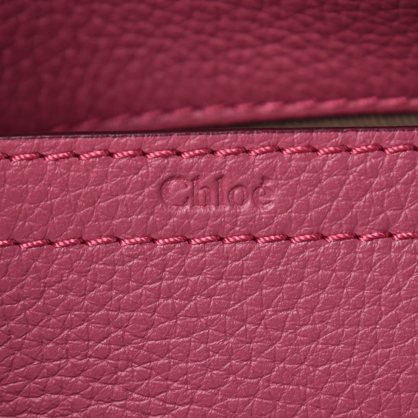 Grained Calfskin Medium Marcie Saddle Bag Dreamy Pink