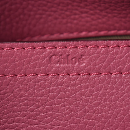 Chloe Grained Calfskin Medium Marcie Saddle Bag Dreamy Pink 6 of 9