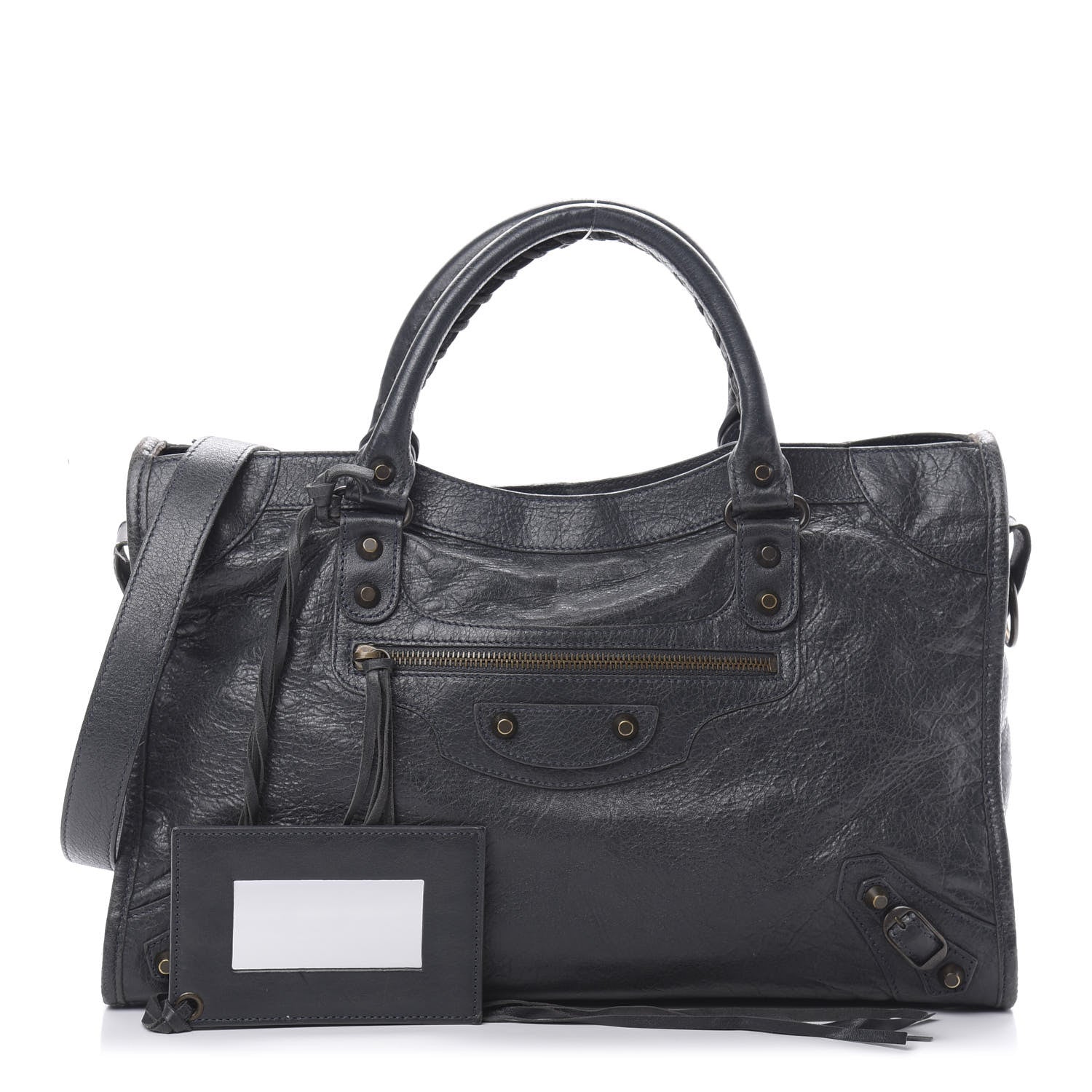 Balenciaga Agneau Classic Hardware City Anthracite 1 of 16