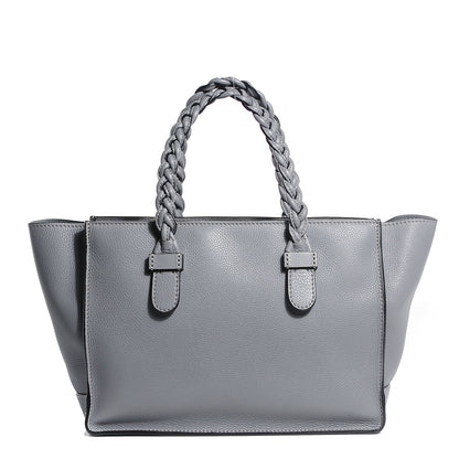 Valentino Garavani Grained Calfskin Small To Be Cool Tote Grigio Perla 1 of 8