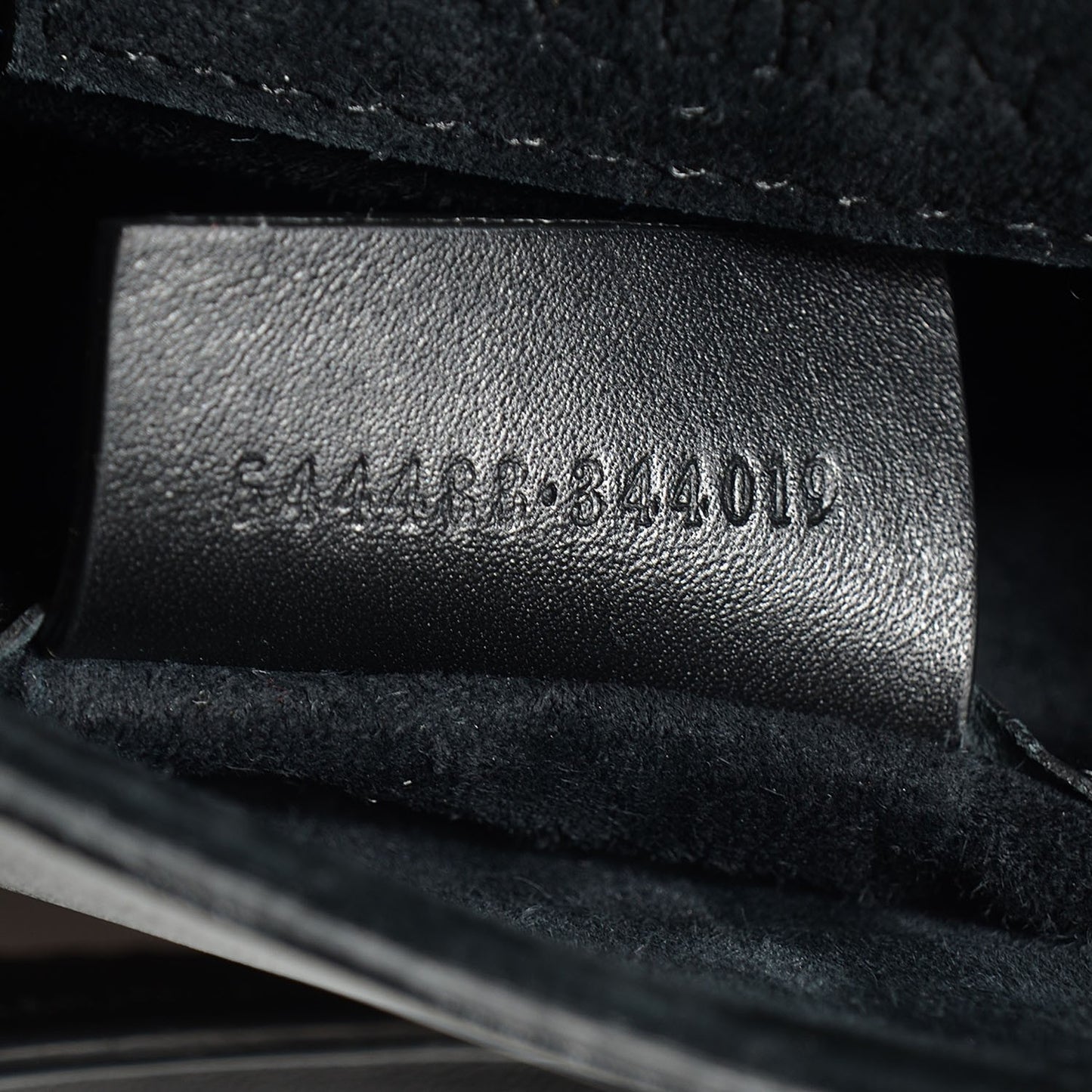 Calfskin Mini Heroine Chain Satchel Black