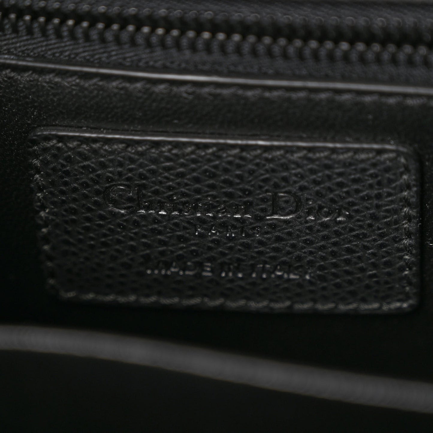 Ultra Matte Grained Calfskin 30 Montaigne Flap Bag Black