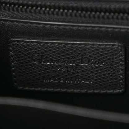 Christian Dior Ultra Matte Grained Calfskin 30 Montaigne Flap Bag Black 6 of 9