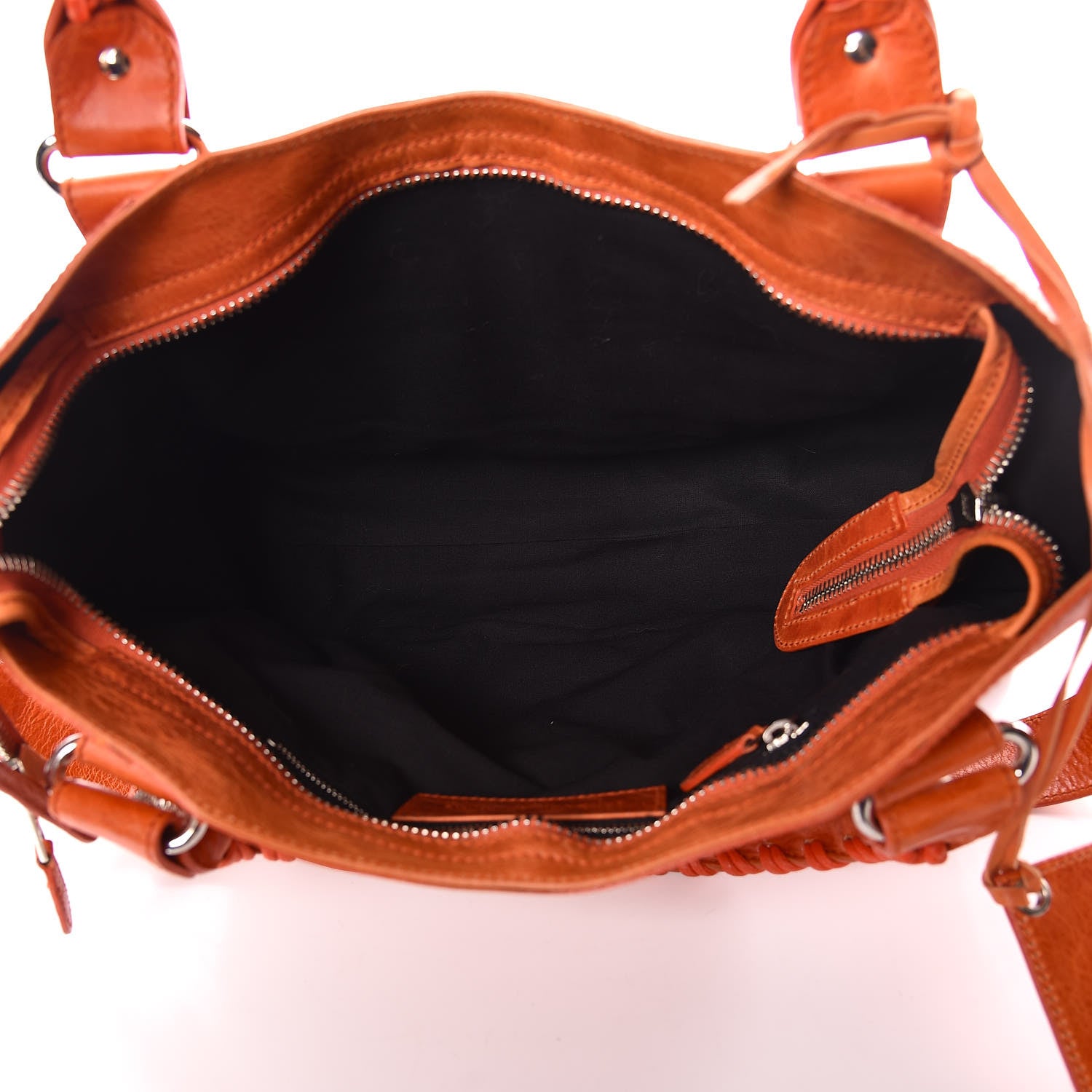 Balenciaga Agneau Giant 21 Silver Hardware City Mandarine 5 of 16