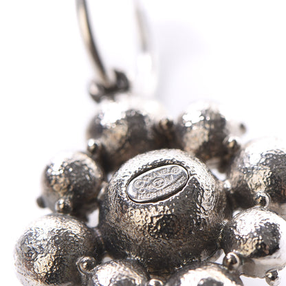 Chanel Crystal CC Dangle Earrings Silver 4 of 5