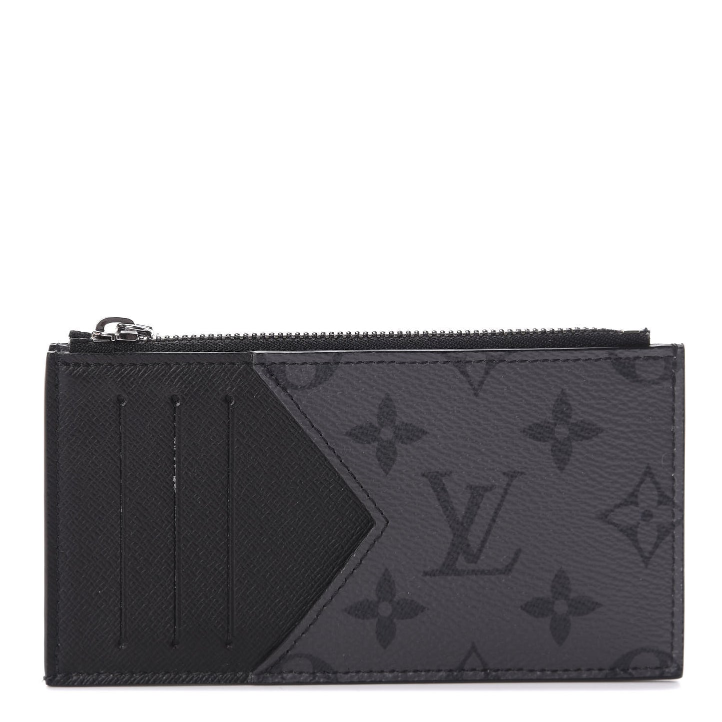 Reverse Monogram Eclipse Taiga Coin Card Holder