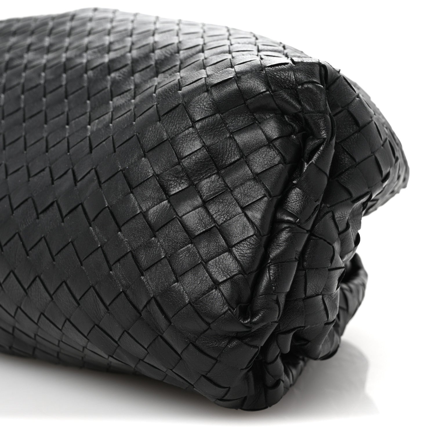 Bottega Veneta Nappa Maxi Intreccio The Pouch Oversized Clutch Black 10 of 12
