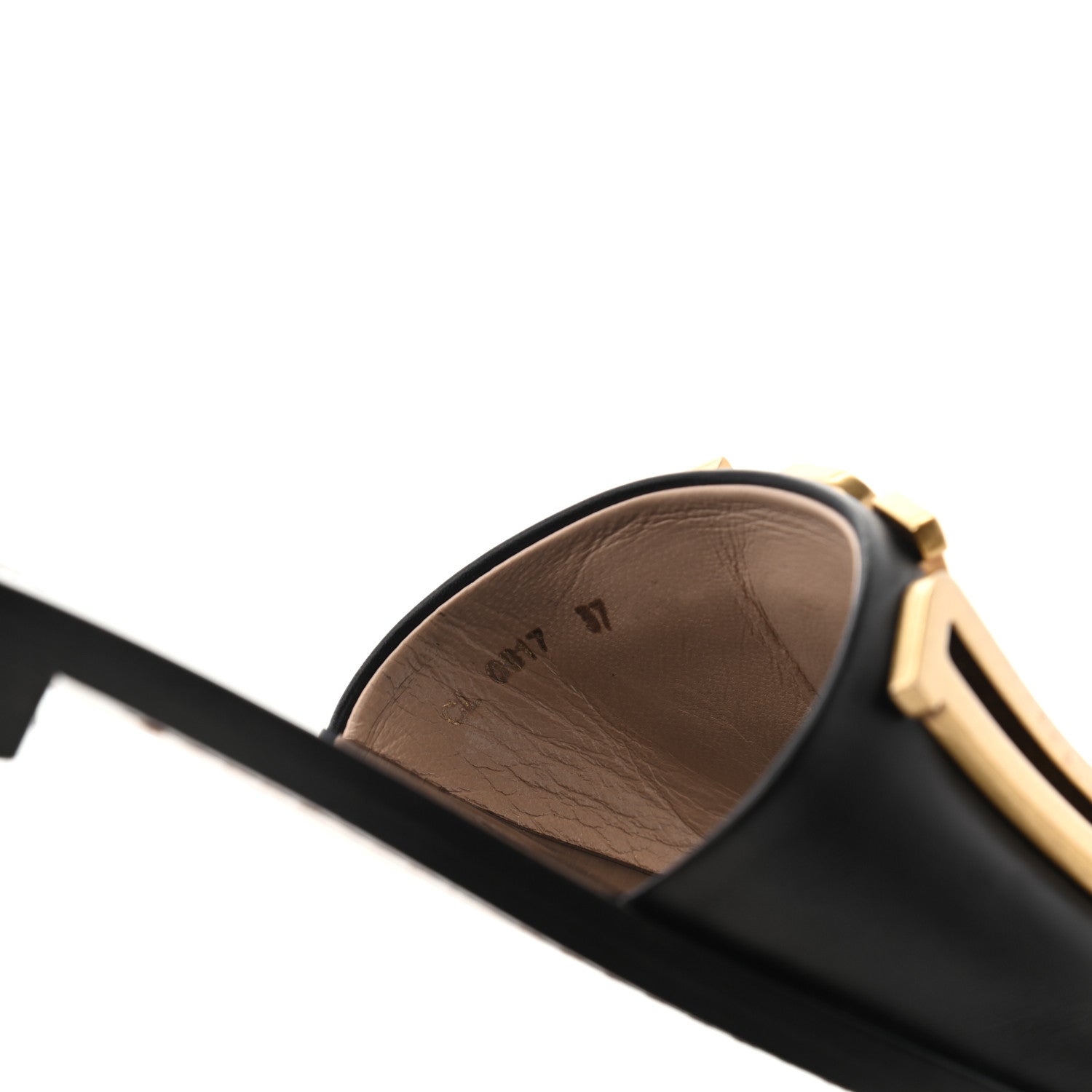 Christian Dior Calfskin Dio(r)evolution 10mm Slide Sandals 37 Black 8 of 8