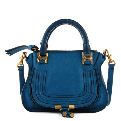 Chloe Calfskin Mini Marcie Satchel Laguna Blue 1 of 9