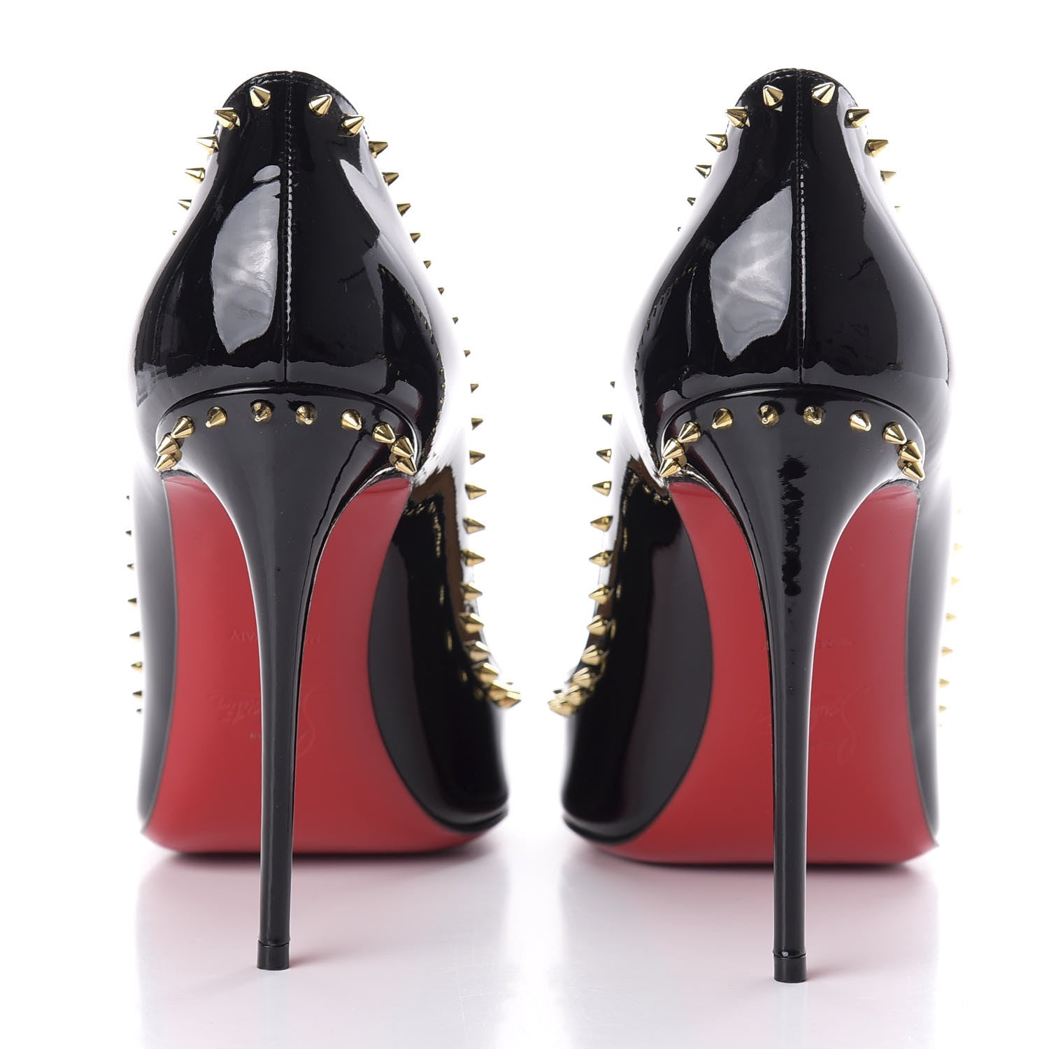 Christian Louboutin Patent Anjalina 100 Pumps 40 Black 6 of 9