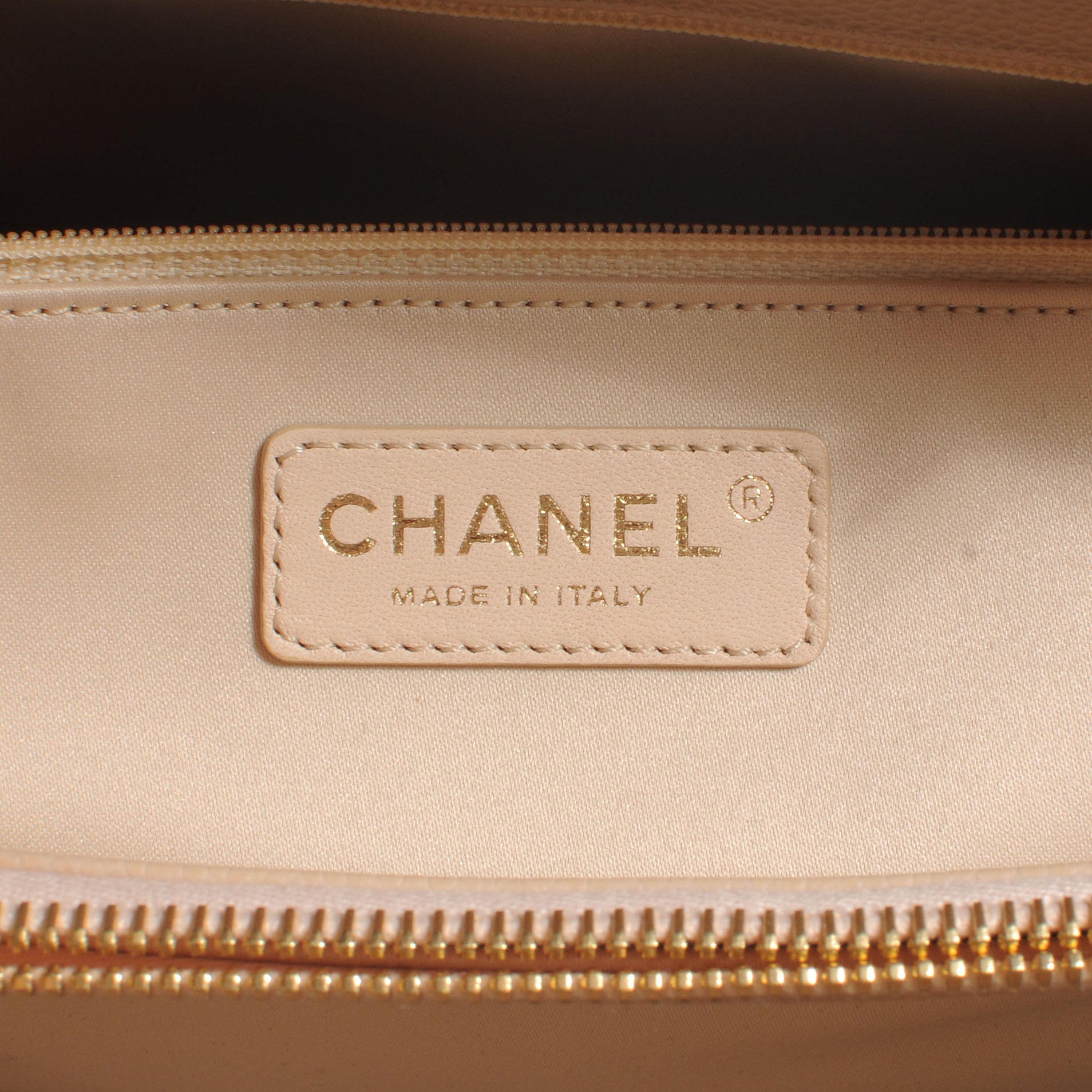Chanel Caviar Quilted Grand Shopping Tote GST Beige 6 of 8