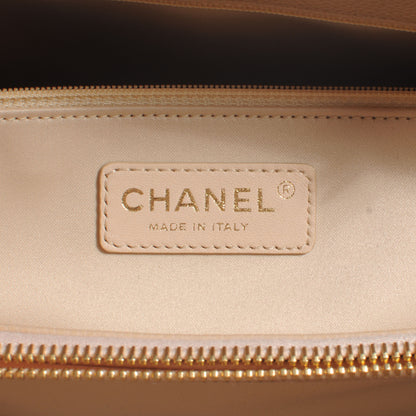 Chanel Caviar Quilted Grand Shopping Tote GST Beige 6 of 8