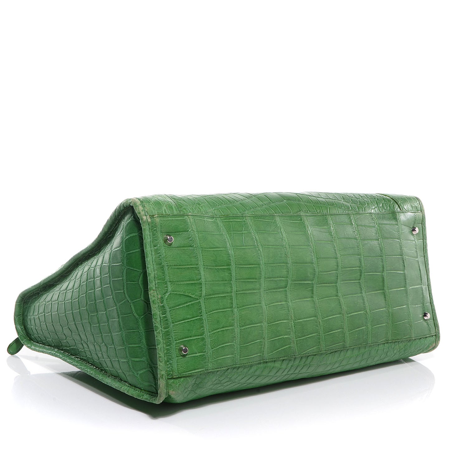Crocodile Work Bag Green