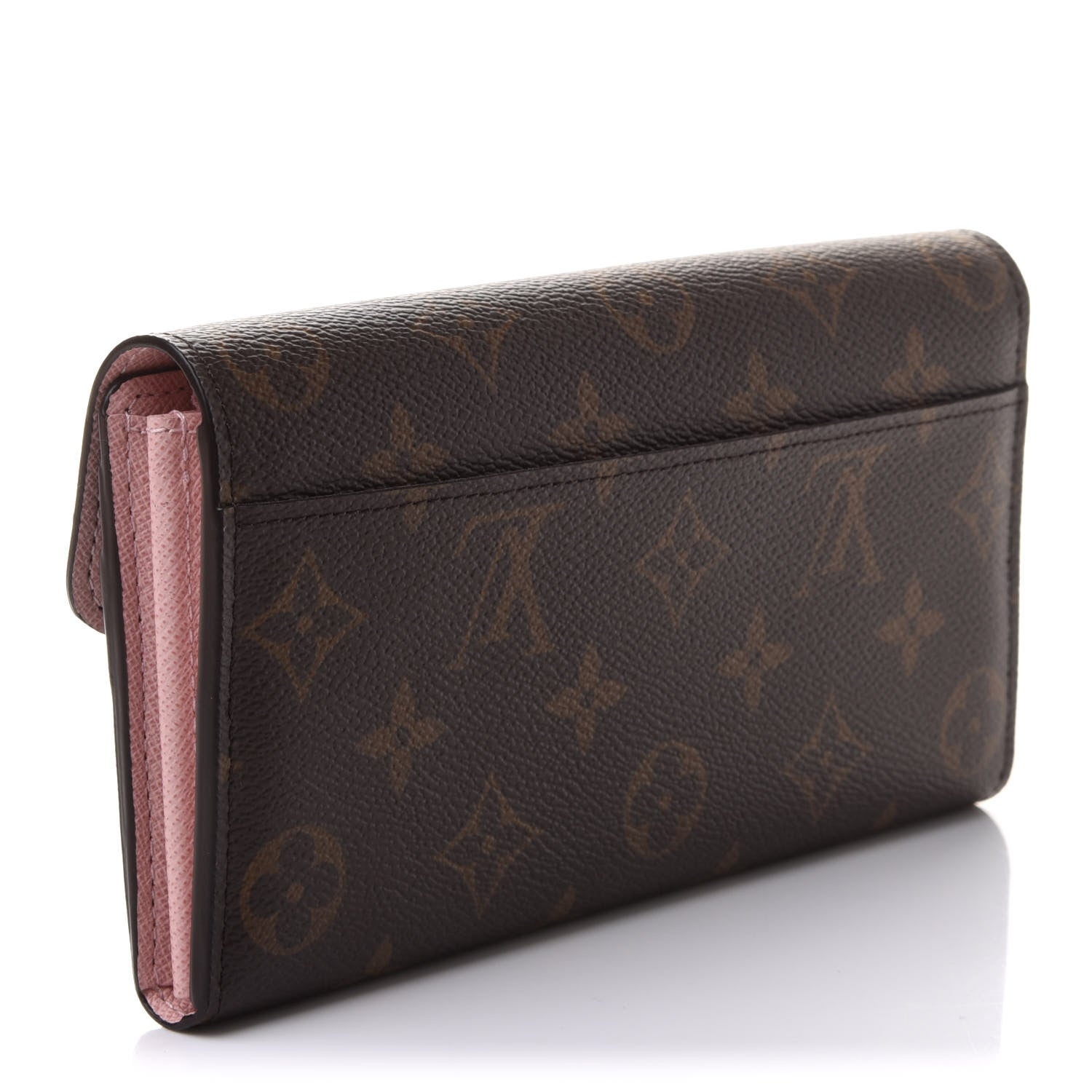 Louis Vuitton Monogram Sarah Wallet NM Rose Ballerine 3 of 7