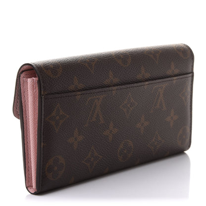 Louis Vuitton Monogram Sarah Wallet NM Rose Ballerine 3 of 7