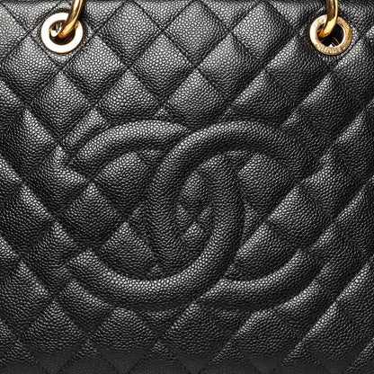 Chanel Caviar Quilted Grand Shopping Tote GST Black 9 of 11