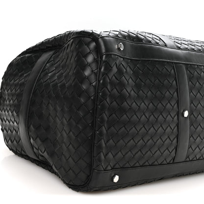 Bottega Veneta Nappa Intrecciato Weekend Bag Black 9 of 10