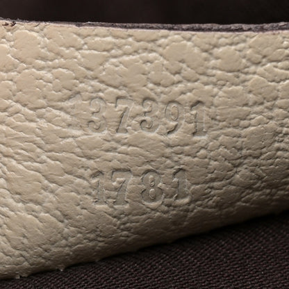 Gucci Pebbled Calfskin Bamboo Chain Bag White 7 of 12
