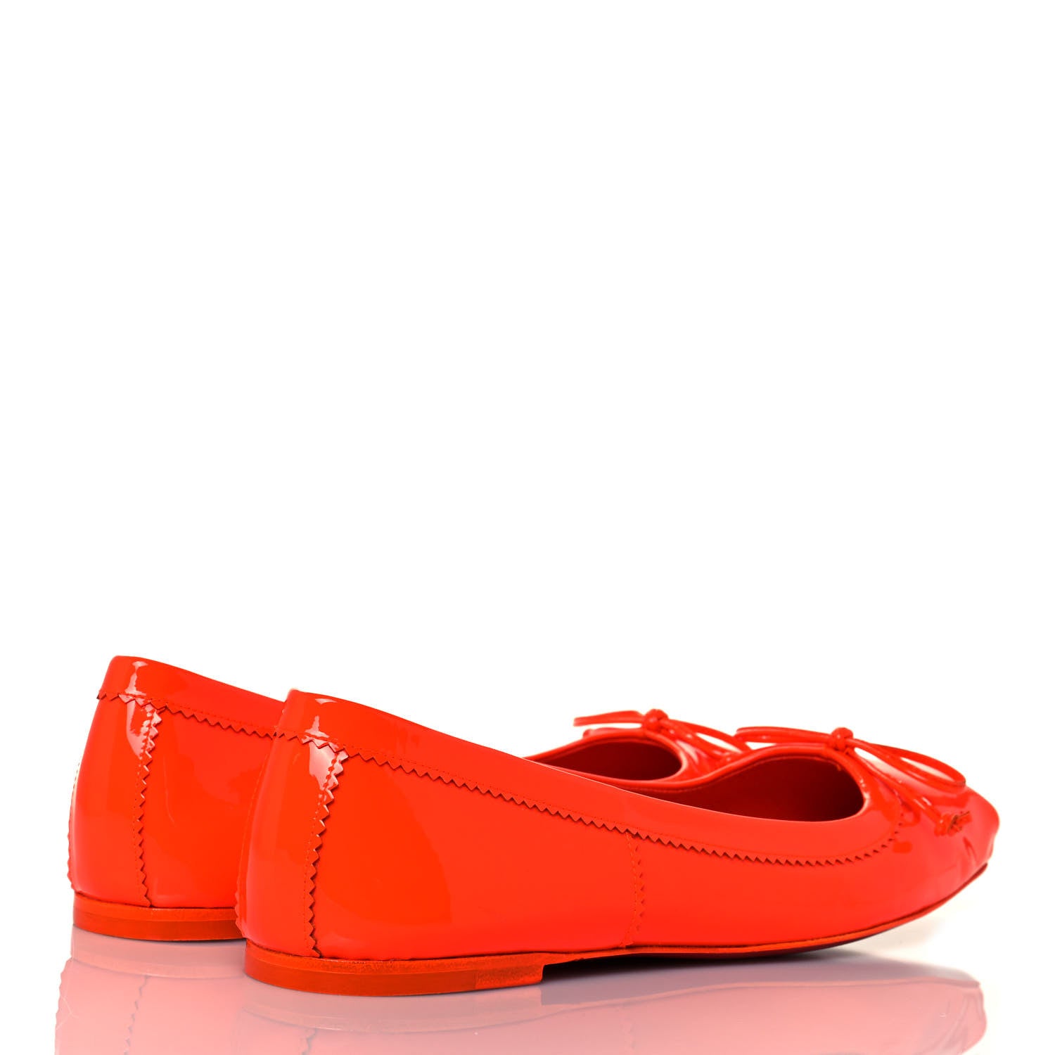 Christian Louboutin Patent Mamadrague Flats 38.5 Sunrise 4 of 8