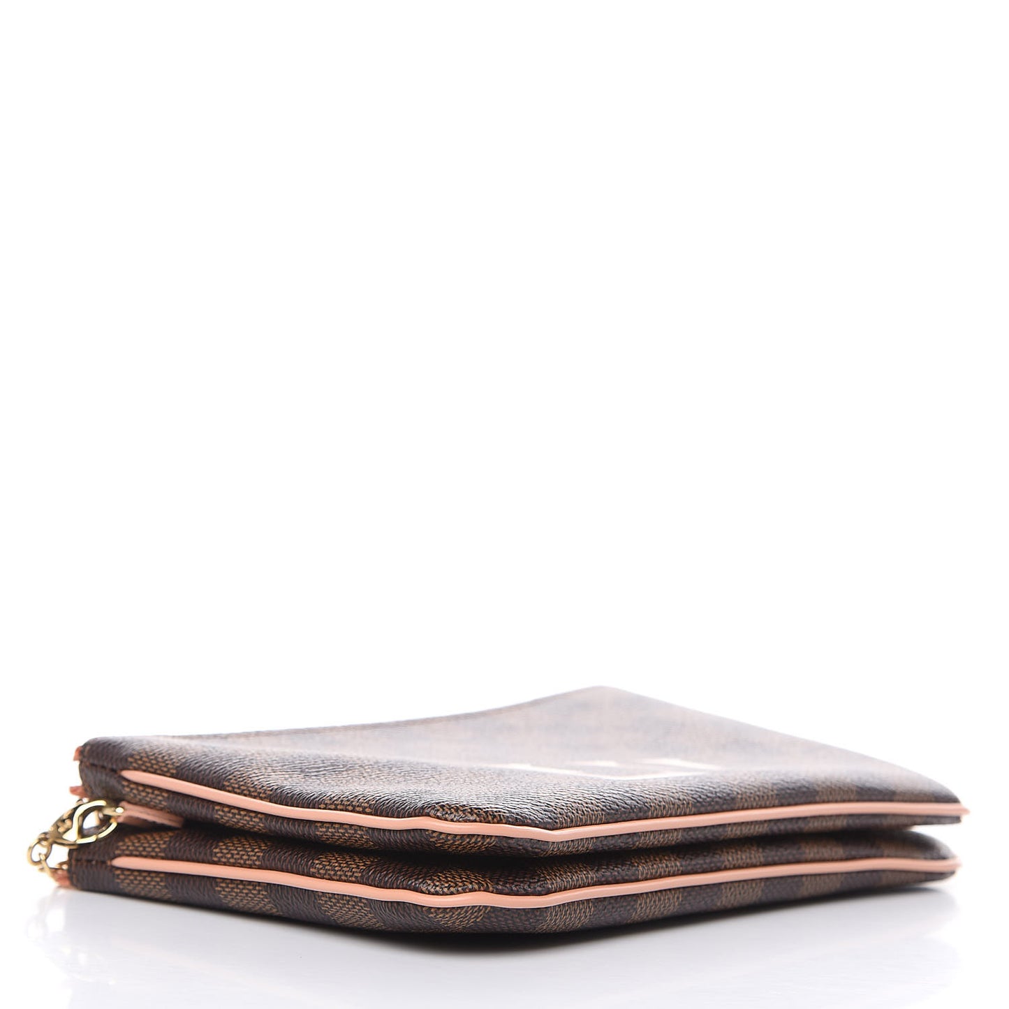 Damier Ebene Double Zip Pochette