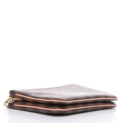 Louis Vuitton Damier Ebene Double Zip Pochette 4 of 9
