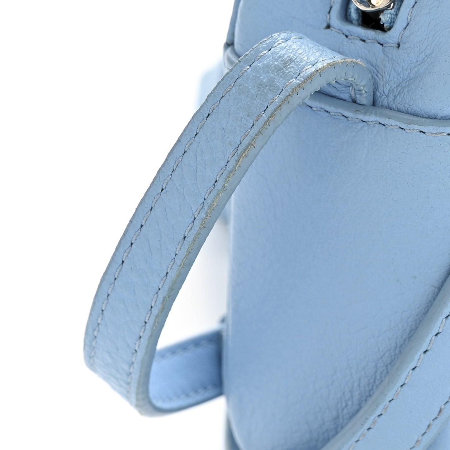 Calfskin XS Everyday Camera Bag Baby Blue Black