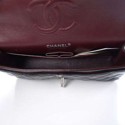 Chanel Lambskin Quilted Medium Double Flap Black 6 of 8