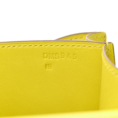 Hermes Epsom Constance 18 Lime 7 of 12