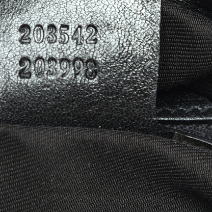 Gucci Monogram Large Jockey Hobo Black 7 of 9