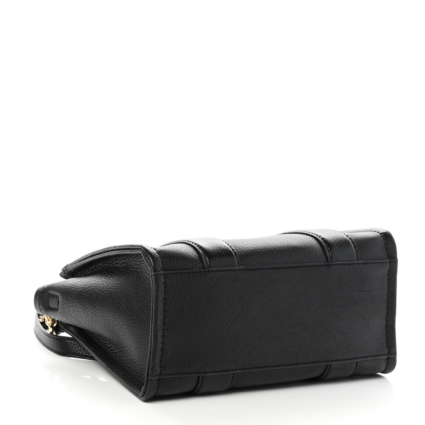 Grained Calfskin Small The Tote Bag Black