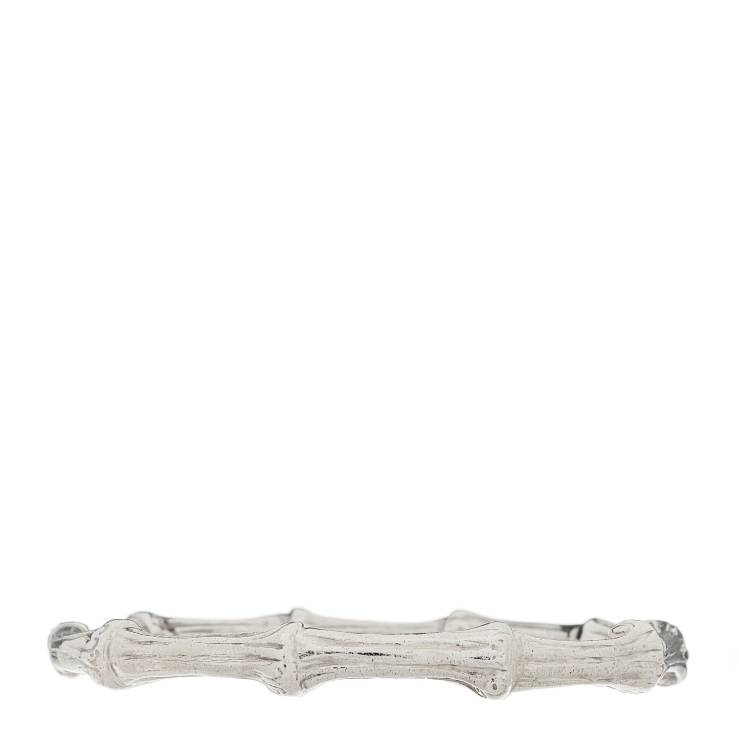 Sterling Silver Nature Bamboo Bangle Bracelet