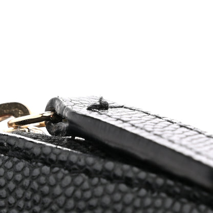 Chanel Caviar Quilted Zip Card Holder Black 9 of 12