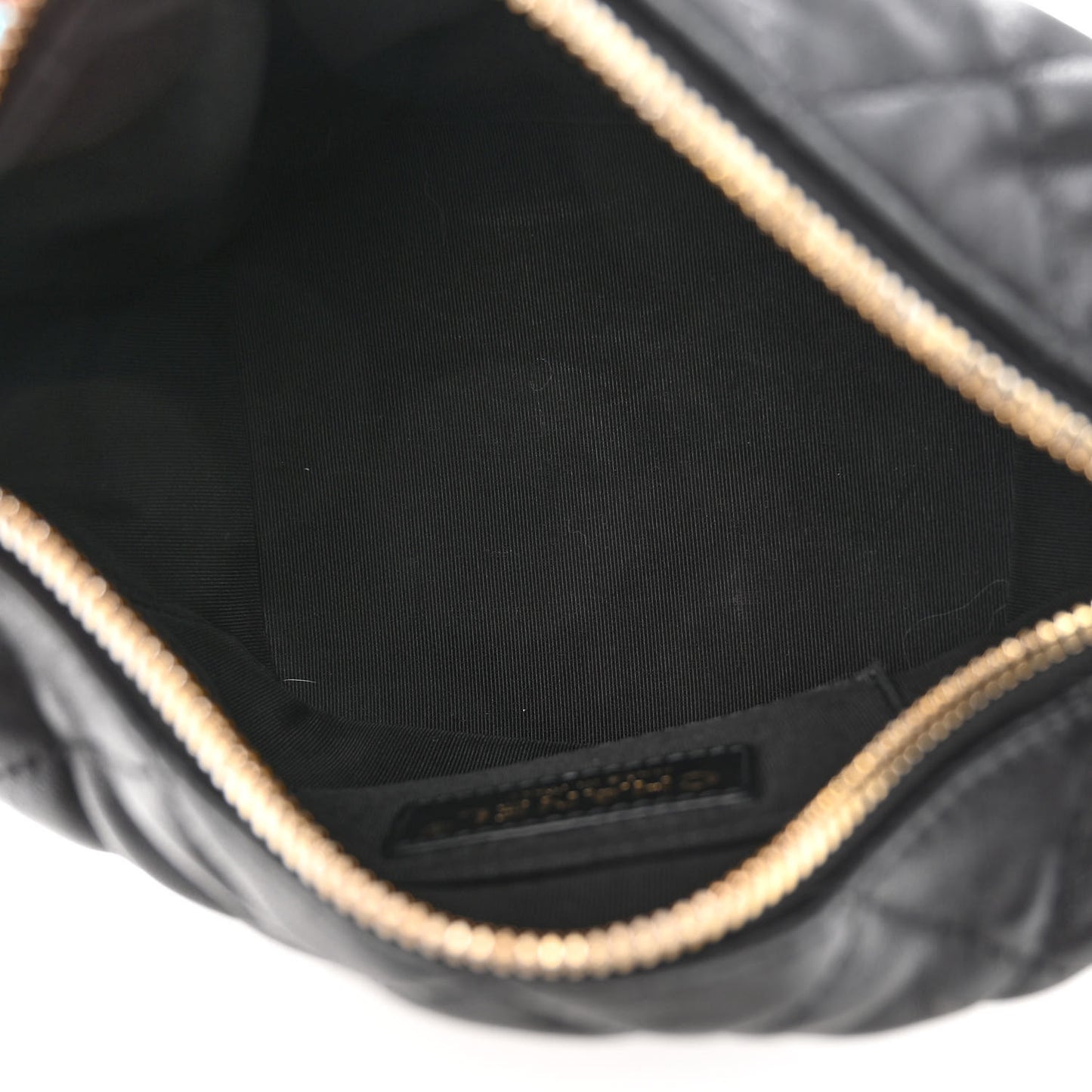 Lambskin Quilted Small Perfect Meeting Hobo Black