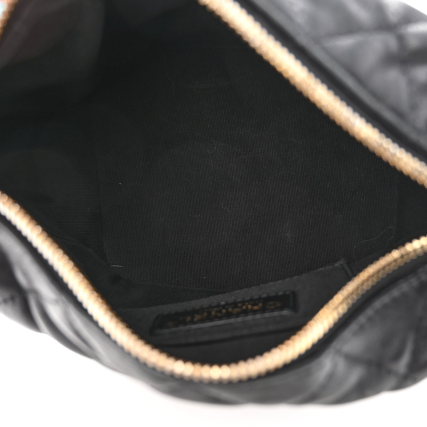 Chanel Lambskin Quilted Small Perfect Meeting Hobo Black 5 of 9