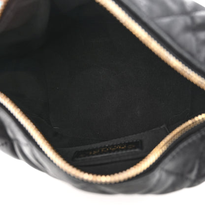 Chanel Lambskin Quilted Small Perfect Meeting Hobo Black 5 of 9