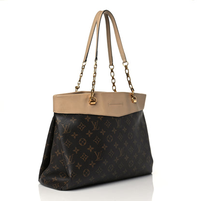 Louis Vuitton Monogram Pallas Shopper Dune 3 of 9