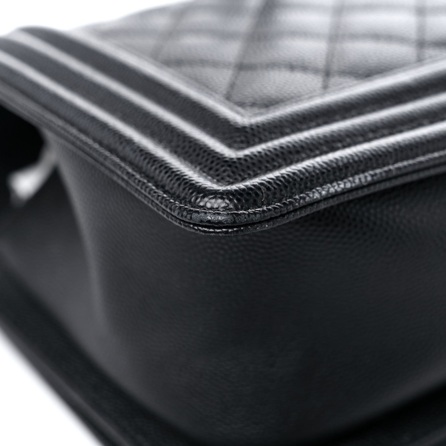 Chanel Caviar Quilted Medium Boy Flap Black 10 of 15