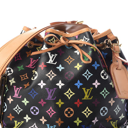 Louis Vuitton Monogram Multicolor Petit Noe Black 8 of 10