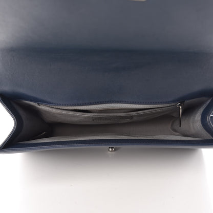 Chanel Calfskin Double Stitch New Medium Boy Flap Marine 5 of 14
