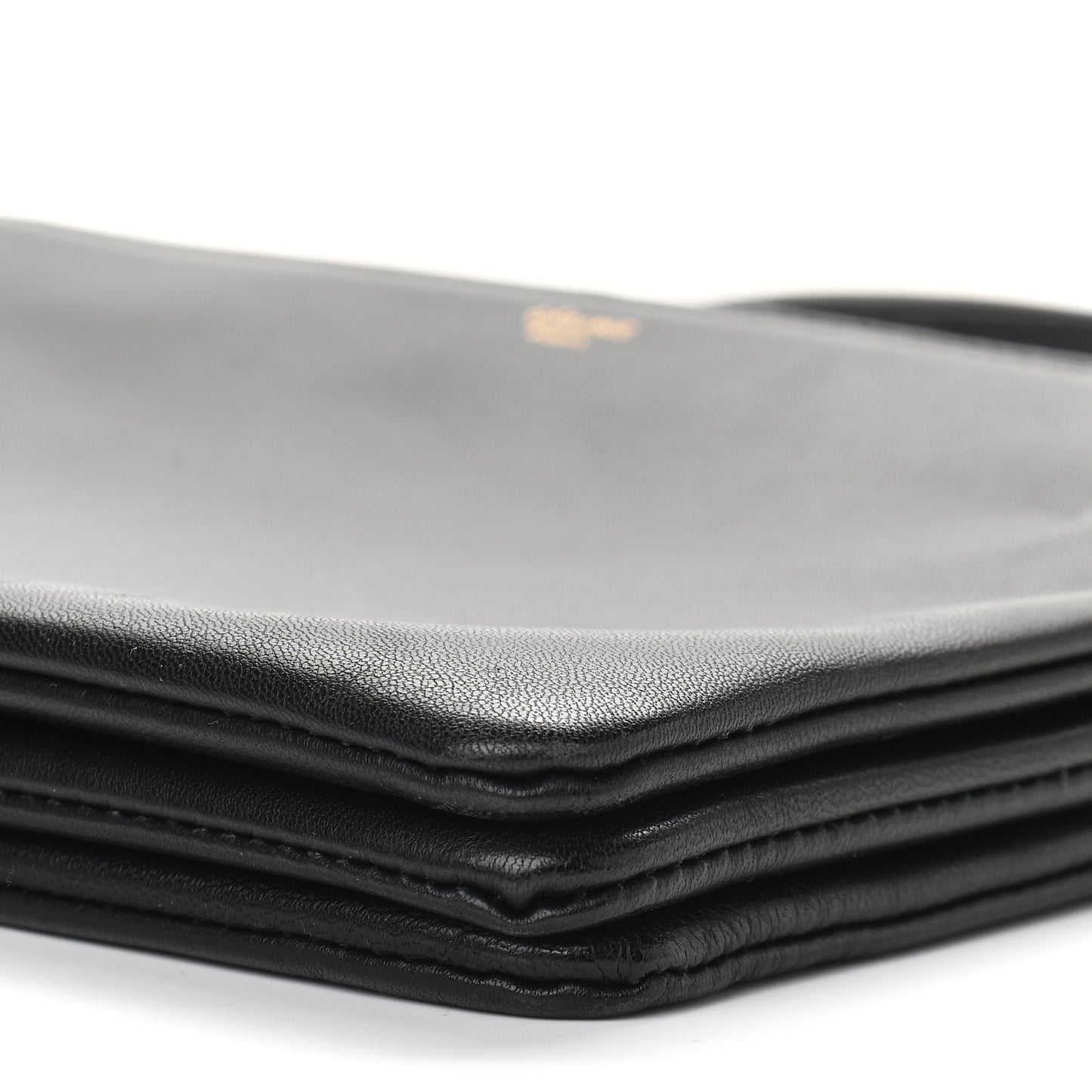 Lambskin Small Trio Crossbody Bag Black
