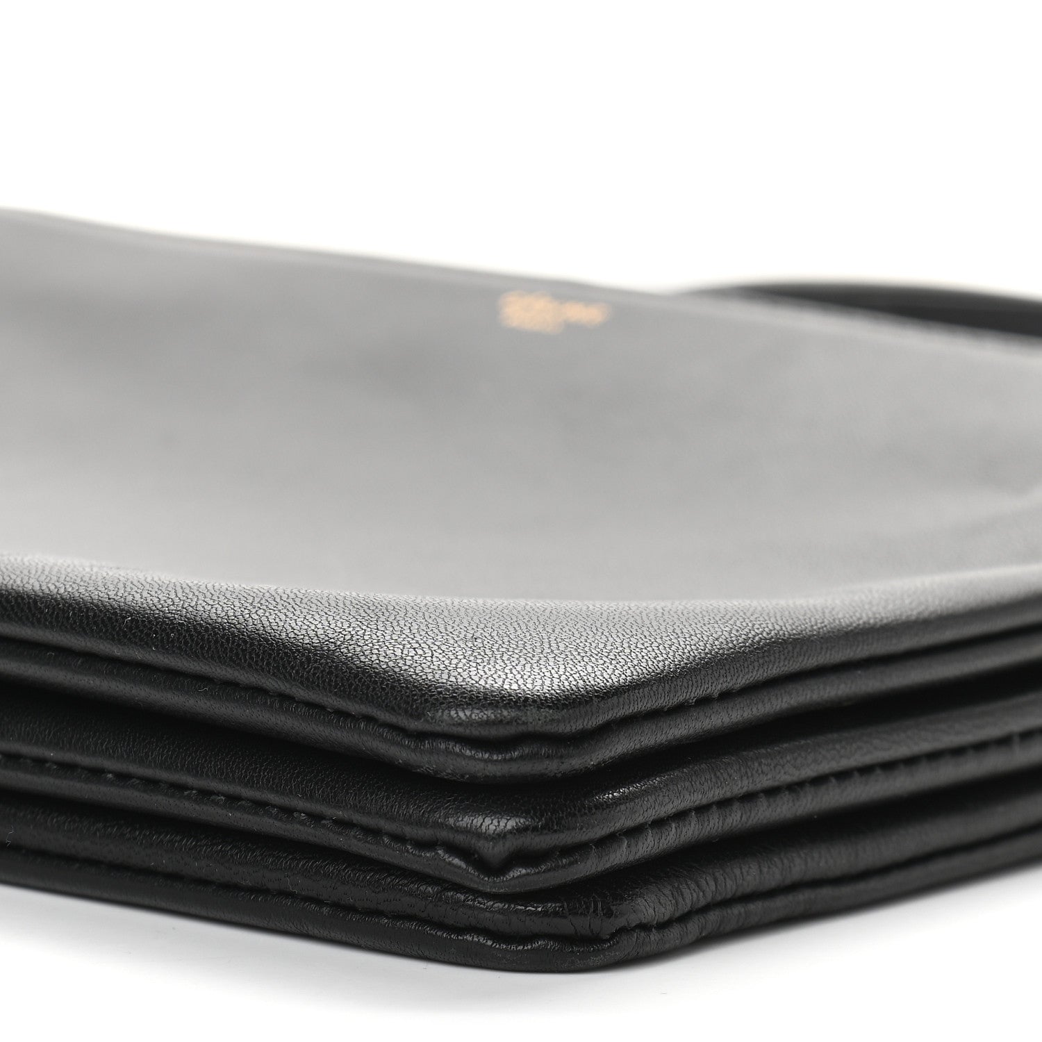 Celine Lambskin Small Trio Crossbody Bag Black 6 of 9