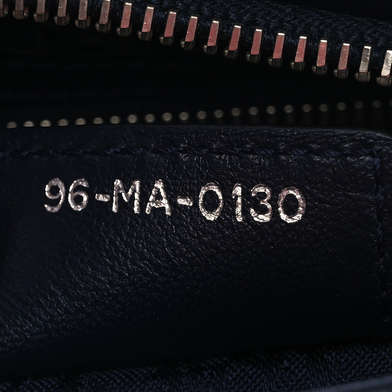 Christian Dior Lambskin Cannage Medium Lady Dior Navy Blue 7 of 10