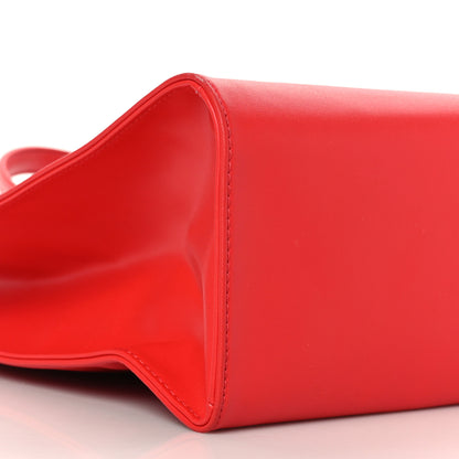 Telfar Vegan Leather Medium Shopping Bag Red 7 of 10