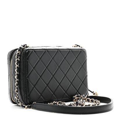 Chanel Lambskin Quilted Coco Click Bag Black 4 of 12