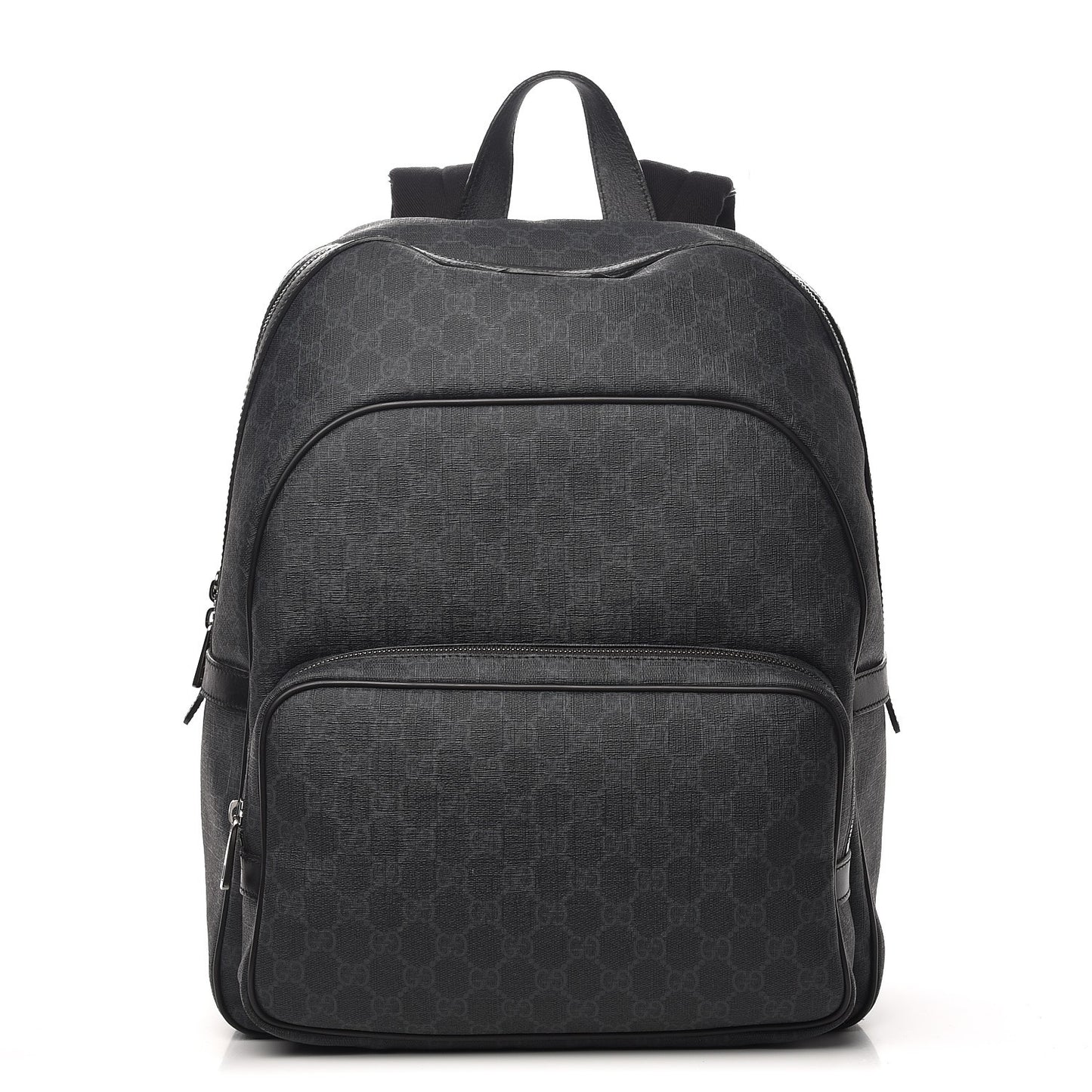 GG Supreme Monogram Medium Day Backpack Grey Black
