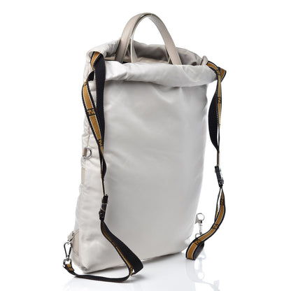 Fendi Nylon Vitello Patch Backpack Black 4 of 11