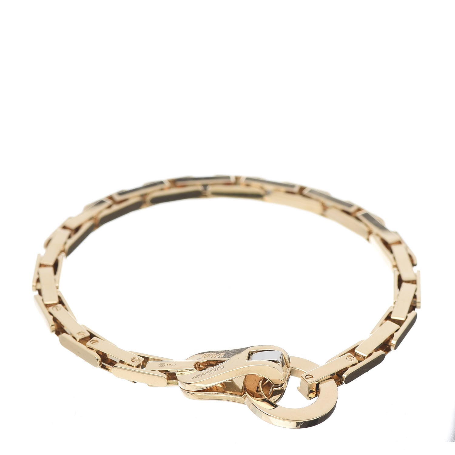 Cartier 18K Yellow Gold Agrafe Link Bracelet 1 of 4