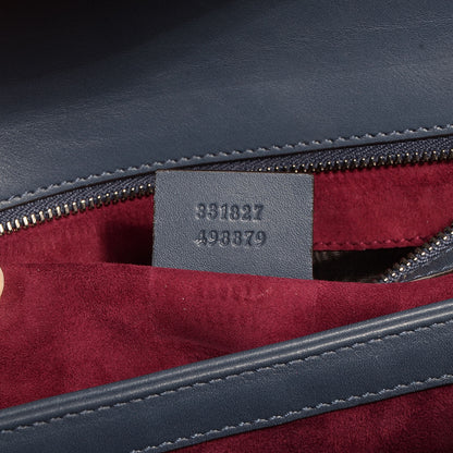 Gucci Regent Calfskin Medium Lady Lock Satchel Caspian 7 of 8